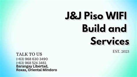 cheche piso wifi|J.